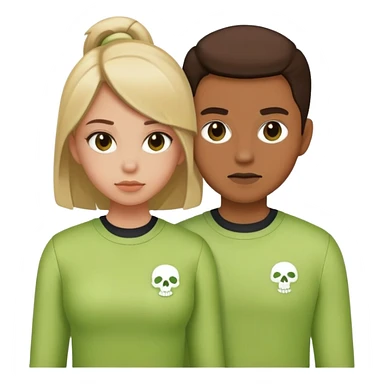 Hood love, matching outfits, toxic but cut sticker