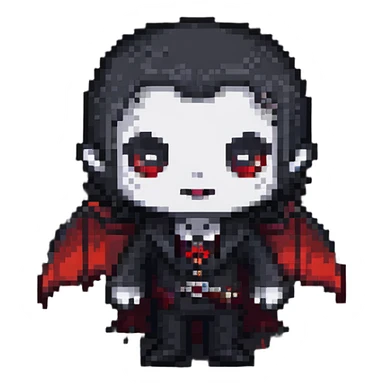Tiny vampire sticker