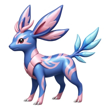 Shiny Pastel Palkia-Kyogre-Sylveon-Xerneas-fusion sticker