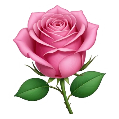 pink rosebud sticker