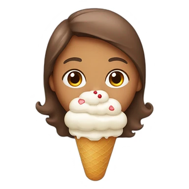 eat icecream sticker