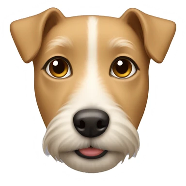 Tan terrier mix sticker