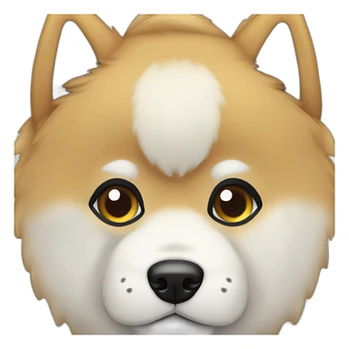 akita inu chad sticker