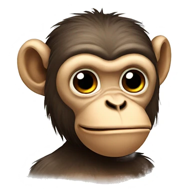 monkey with ban sticker