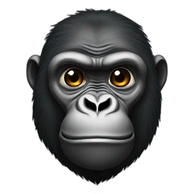 Gorilla love sticker