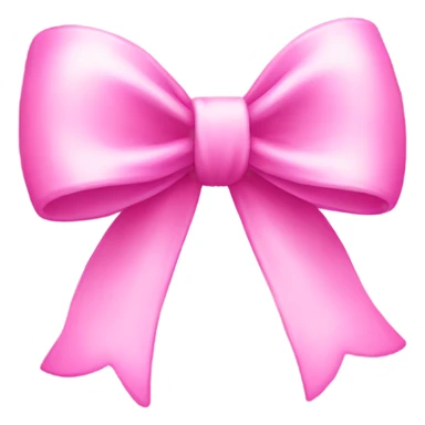 Pink light bow sticker