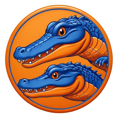 gators team logo sticker