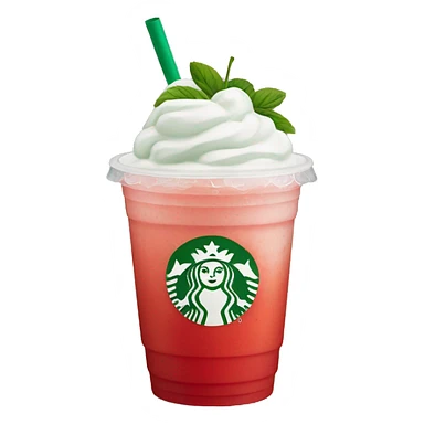 Starbucks strawberry refresher  sticker