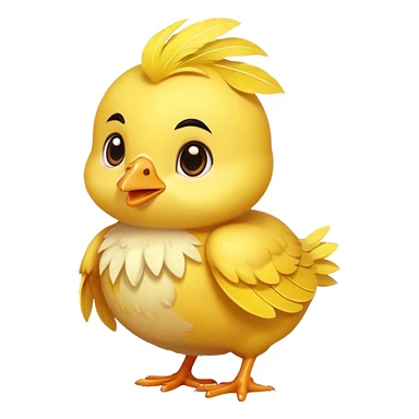 cute chick sticker