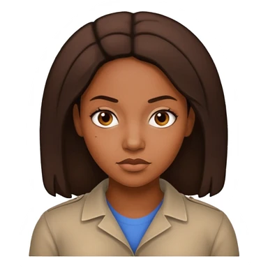 black woman mug shot sticker