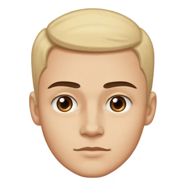  con una mandíbula muy marcada y con una ceja levantada y la otra abajo sticker