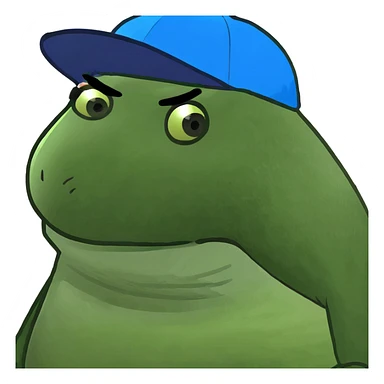 realistic fat boy parody sticker