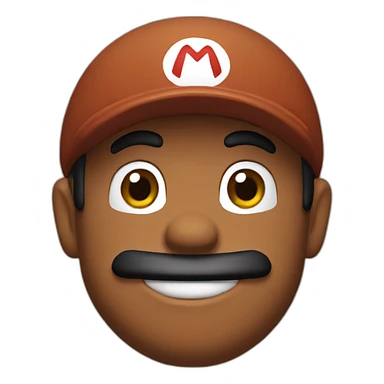 brown-mario sticker