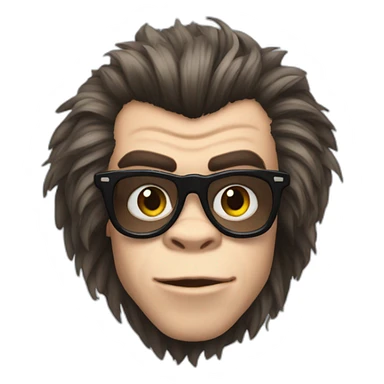 Harry styles as gorrila sticker