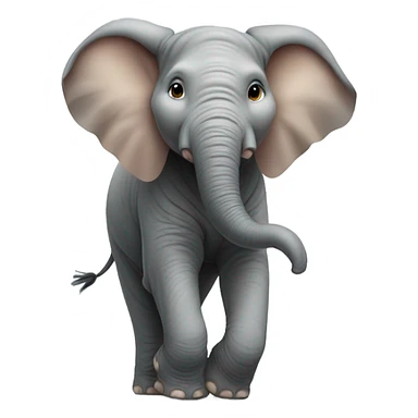 Dancing elephant sticker