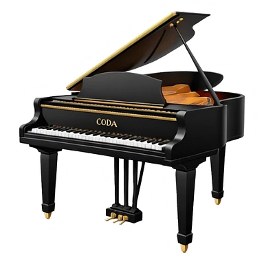 coda piano sticker