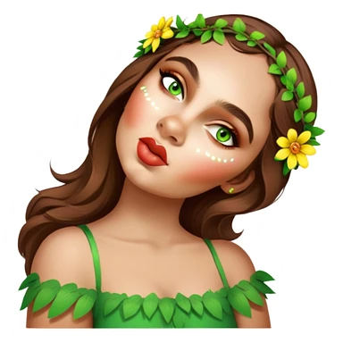 Flower-Crowned Dancer sticker