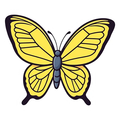 Butterfly Emoji sticker