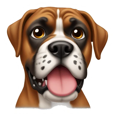 Dog boxer  sticker