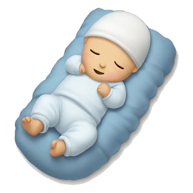 ￼sleepy baby sticker