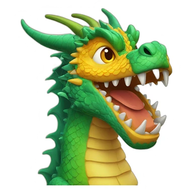 dragon new year sticker