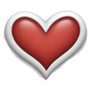 S heart  sticker