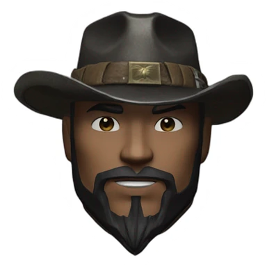 Erron black from mortal kombat 11 sticker