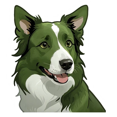 border collie sticker