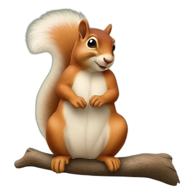 flink squirrel sticker