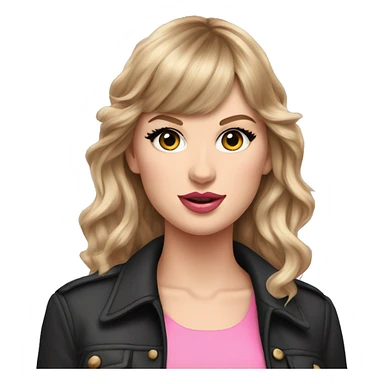 taylor swift in pink sticker