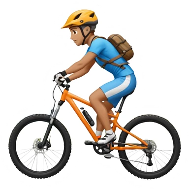 montaña ciclismo sticker