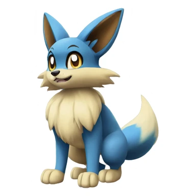 Lucario-Eevee full body sticker