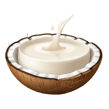 Coconut milk aesthetic  sticker