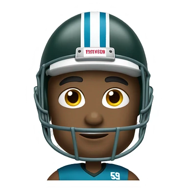 football player with hat sticker