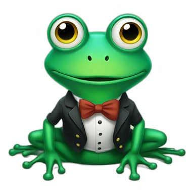 mentalist frog sticker