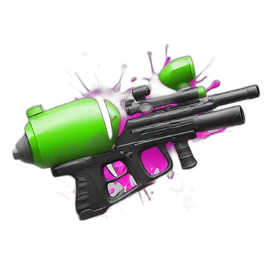 paintball-gun-splatter sticker