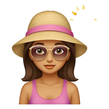 girl at the beach sticker