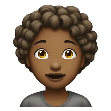 girl being sarcastic sticker