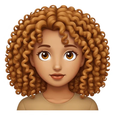  curly girl sticker