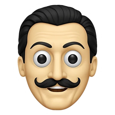 Emoji de la película La casa de papel máscara  sticker