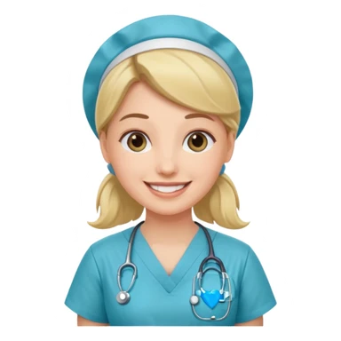 nurse with Scrubs sticker