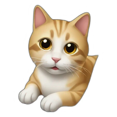 Cat in a Nissan car sticker