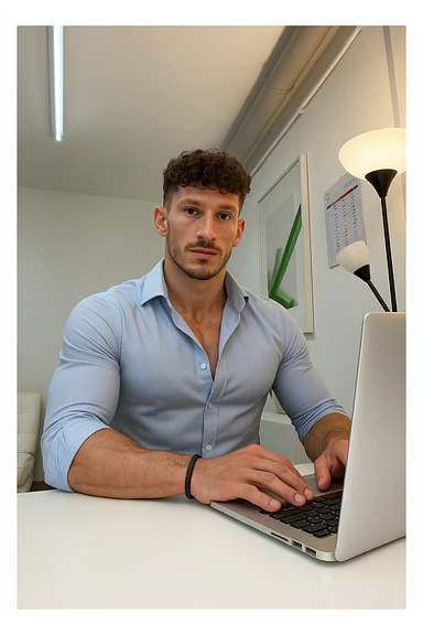 UOMO IN FASE DI DEFINIZIONE CHE FA LA DIETA sticker