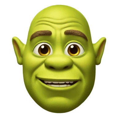 funny shrek sticker