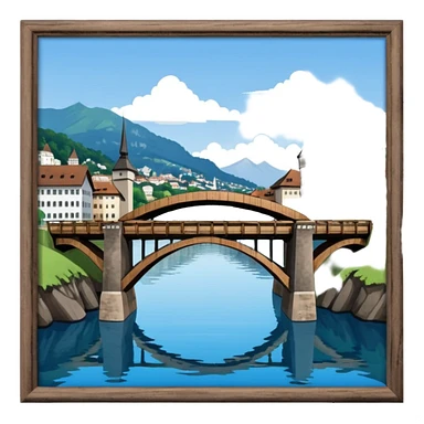 Kappelbrücke Luzern sticker