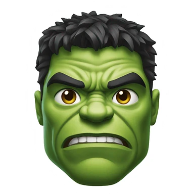 Hulk emoji sticker