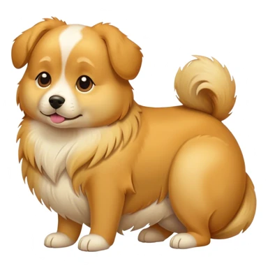 pregnant dog sticker