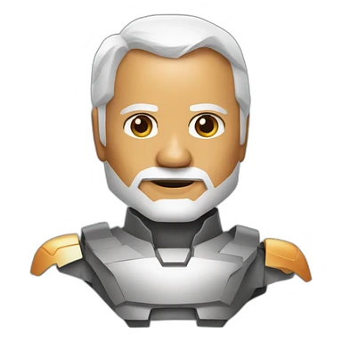 Narendra modi iron man costume sticker