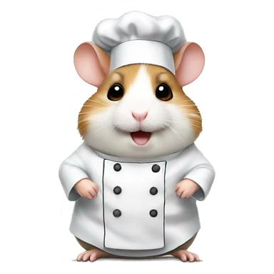 chef hamster sticker
