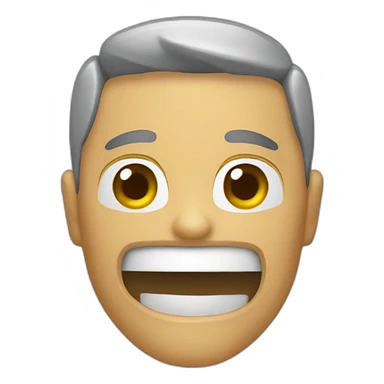 Persona tocándose la mandibula sticker